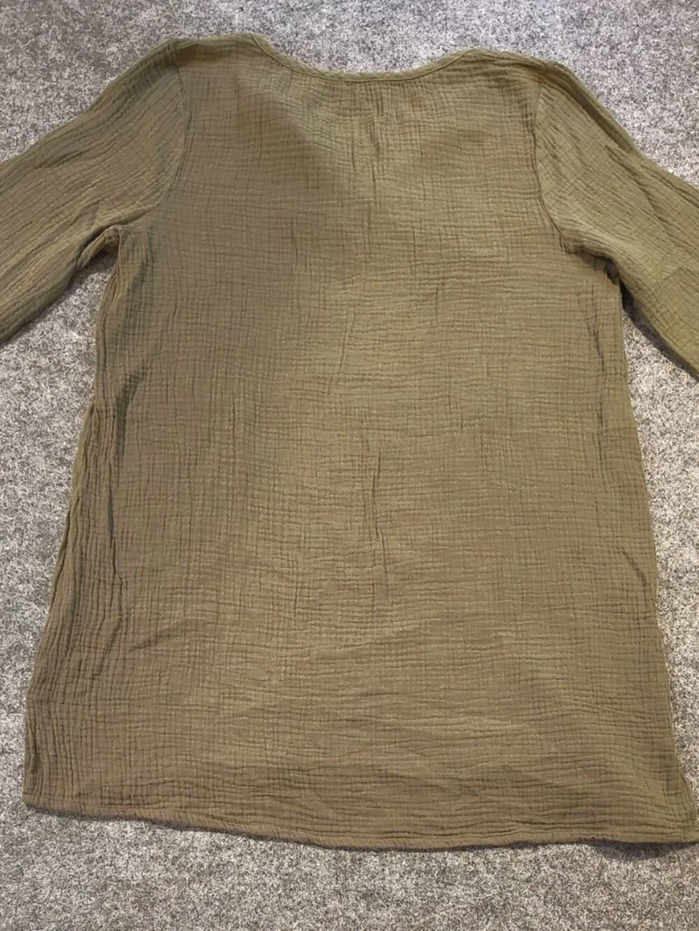 Pearl Street Swim Cover‑Up Tunic – Women’s L – Olive Green